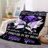 1pc Mother Daughter Bond Blanket, Lightweight Flannel Throw For Sofa, Bed, Travel, Camping, Livingroom, Office, Couch, Chair