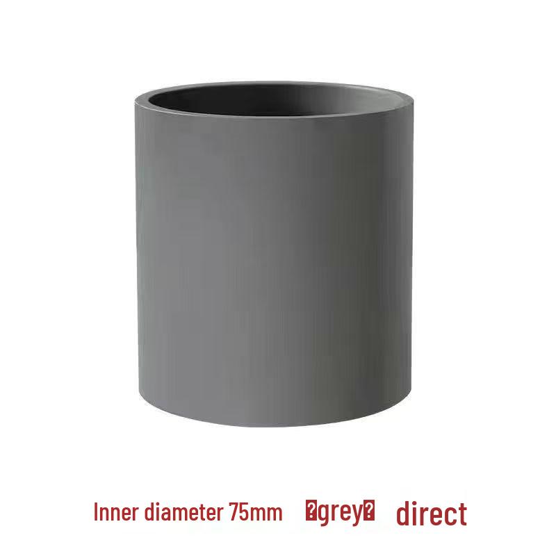 PVC Aquarium Water Pipe Connector for Fish Tanks (25mm, 50mm, 63mm, 75mm) - Straight Fittings for Upper/Lower Water Supply