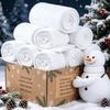 Fluffy Fake Snow Blanket Soft Cotton Artificial Snow Blanket Snow Roll  Christmas