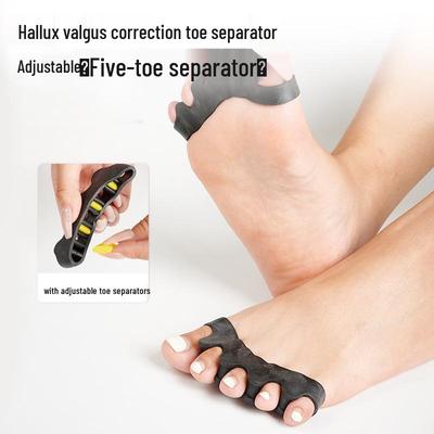 Orthotic Adjustable Toe Separator for Bunion and Overlapping Toes