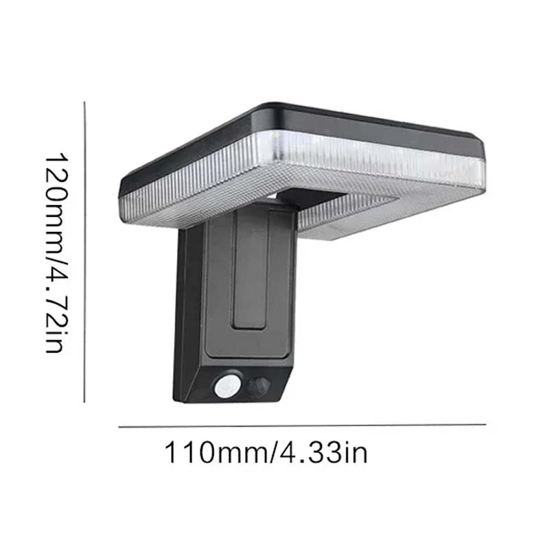 

Складной светодиодный светильник на солнечной батарее 120°, уличный настенный светильник, водонепроницаемый прожектор, датчик движения, солнечный, 3 режима, уличный светильник, садовый декор