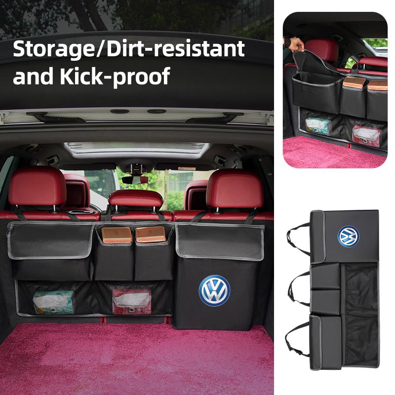 Car interior component backrest storage bag For VW GTI Polo Passat Scirocco Golf Tiguan Jetta T-ROC Touareg Touran CCSZ4