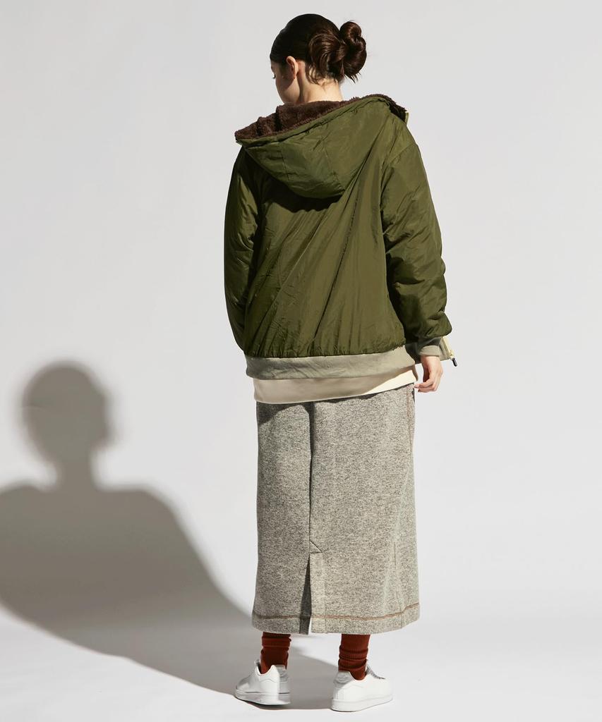 Large Khaki Flip Jacket [Cliff Mayer] Women's