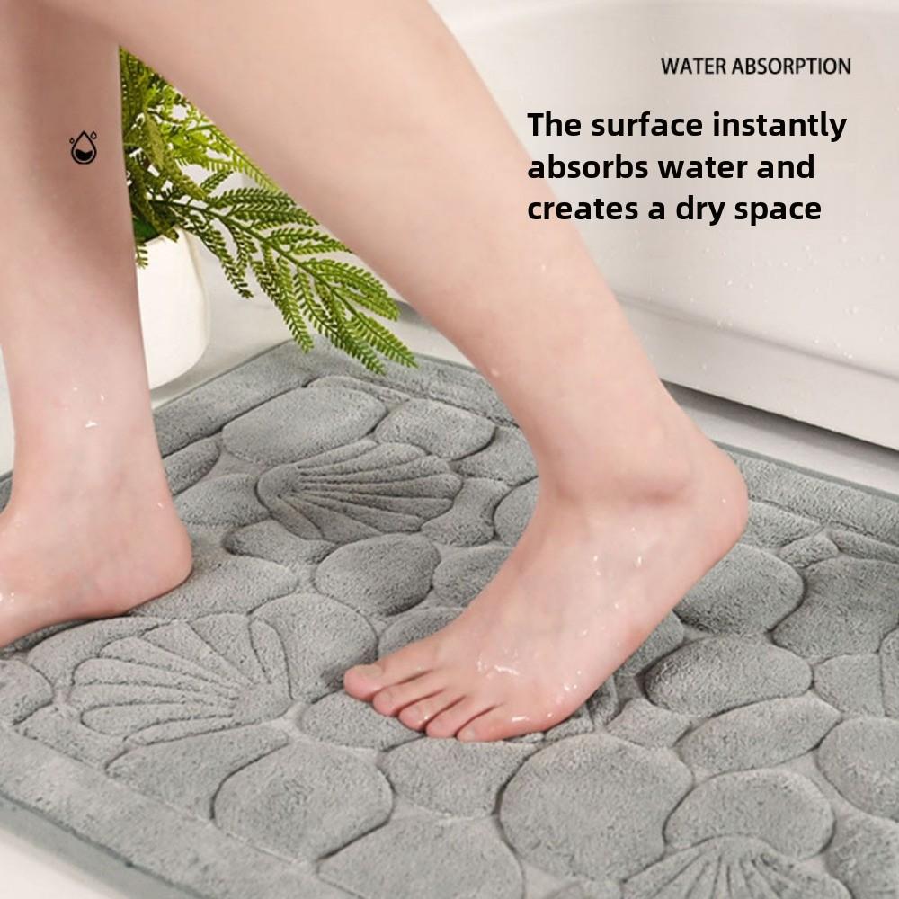 Коврик для входной двери с узором из камня — фото 3