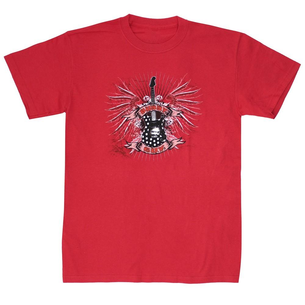 Men's Buddy Guy Gothic Guitar 2010 Tour T-shirt  Red
