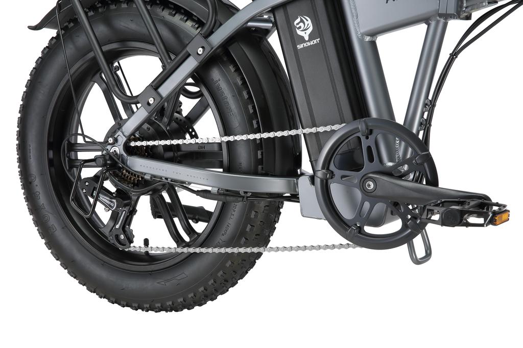 Bicicletta Elettrica SINOHON A20 Motore ad Alta Efficienza da 500W Batteria al Litio Rimovibile da 48V15.6Ah, Ideale per Spostamenti Urbani e Passeggiate Ricreative