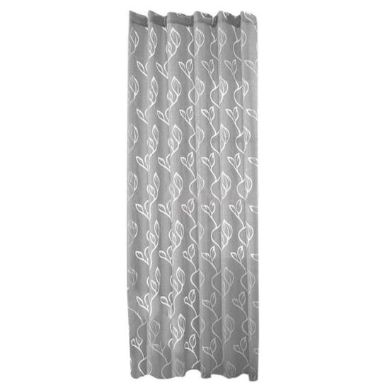 Průsvitný závěs na okno se vzorem bublinkových listů do obývacího pokoje ložnice 100x270 cm