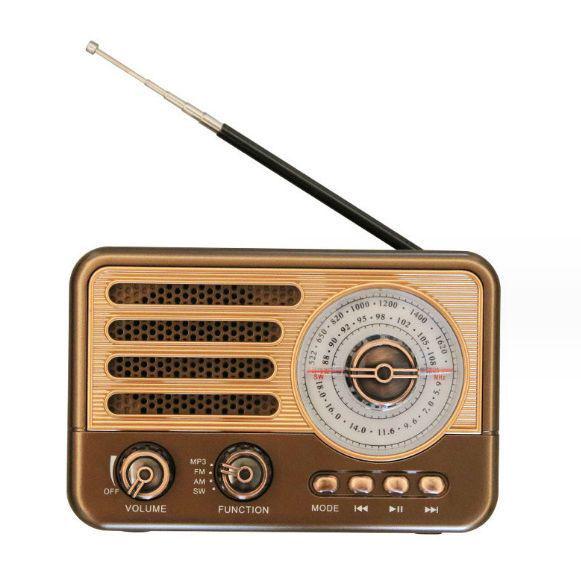 

Retro Wood Grain Bluetooth Speaker with USB & Card Slot – Outdoor Mini Subwoofer MP3 Player.