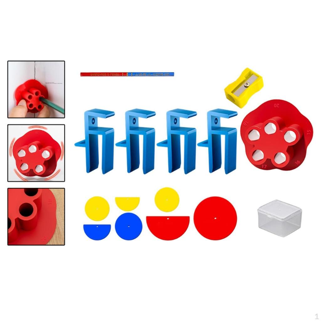 Multi Margins Scriber Marking Fixture Closing Fixing Clip Wardrobe Scribing Tool