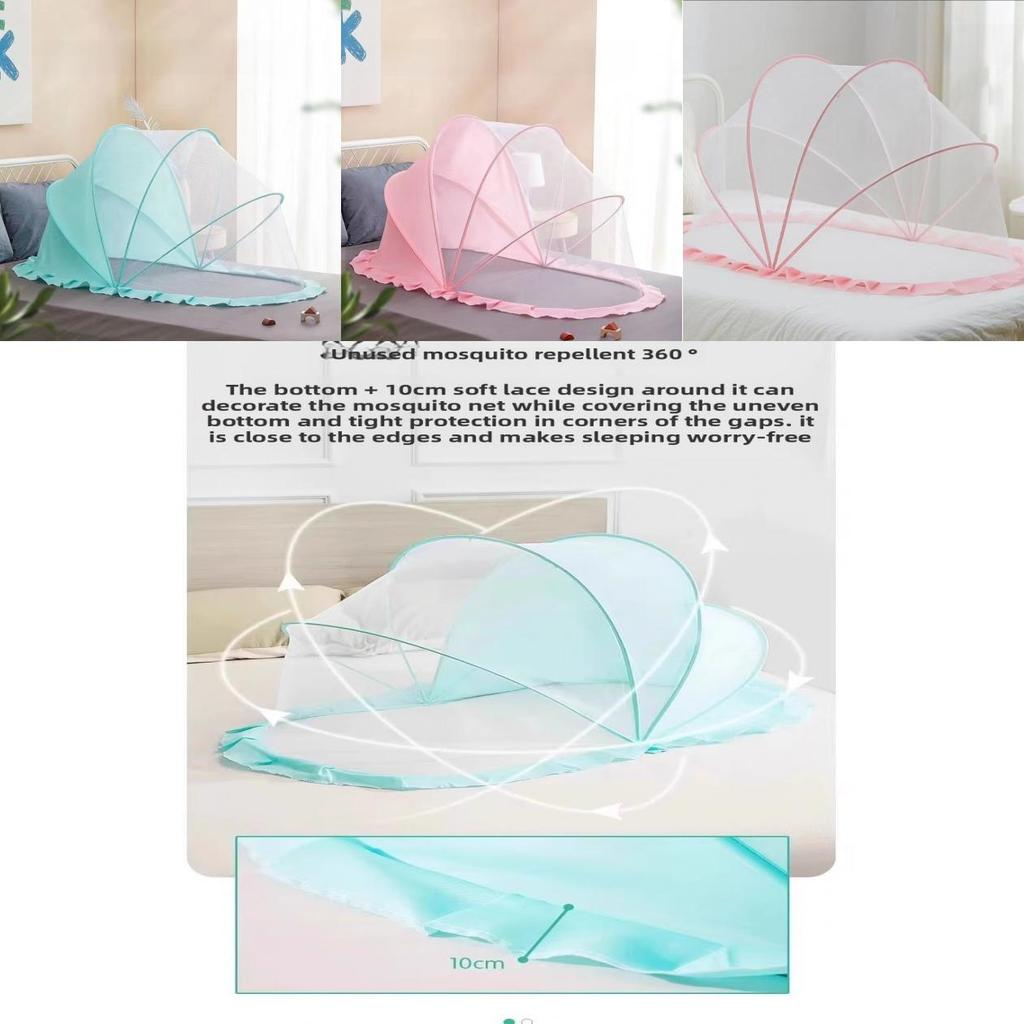 Baby Bed Mosquito Net With Foldable Design For Newborn And Infant Sleep Protection
