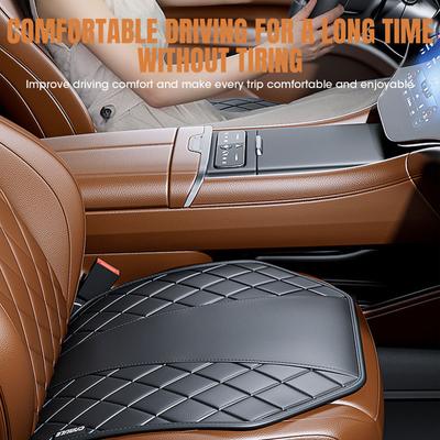 Car Seat Protector Cover Universal Leather Driver's Single Piece Seat Butt Cushion Auto Seat Pad Interior Accessories Supplier