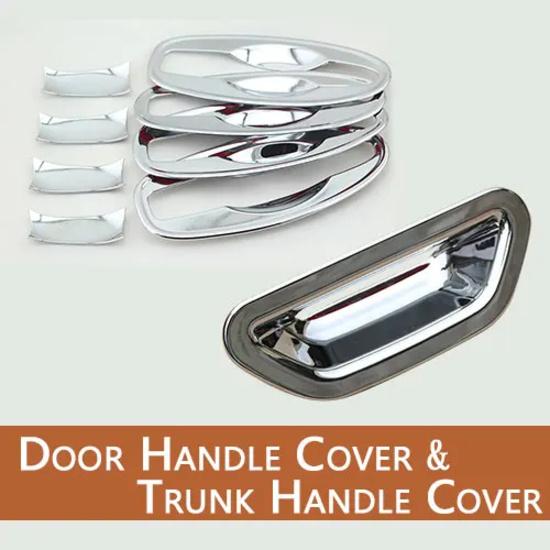 For Nissan X Trail 2015 T32 Luxurious Chrome Door Handle Cover 2013 2014 MK3 X-Trail Rogue Accessories Stickers Car Styling