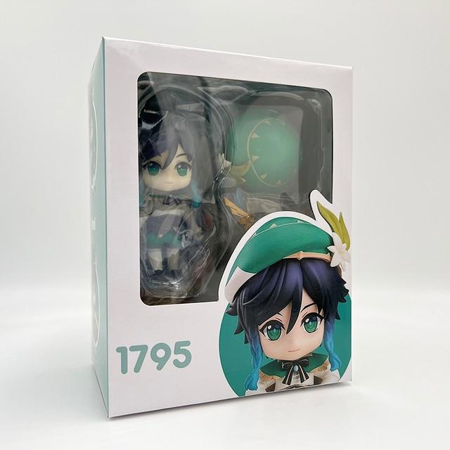 18cm Genshin Traveler /Lumine Anime Figure Genshin Impact Aether Action Figure Venti /Klee /Qiqi Figure Collectible Doll Toy