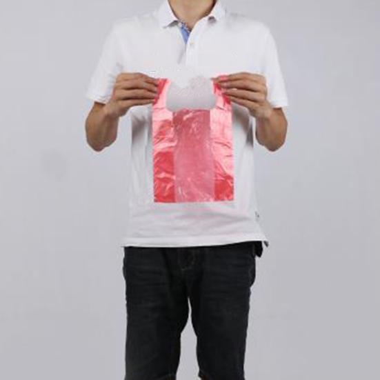 100Pcs Grocery Shopping Bags Large Capacity Strong Load-bearing Disposable Garbage Bags with Reinforced Handles