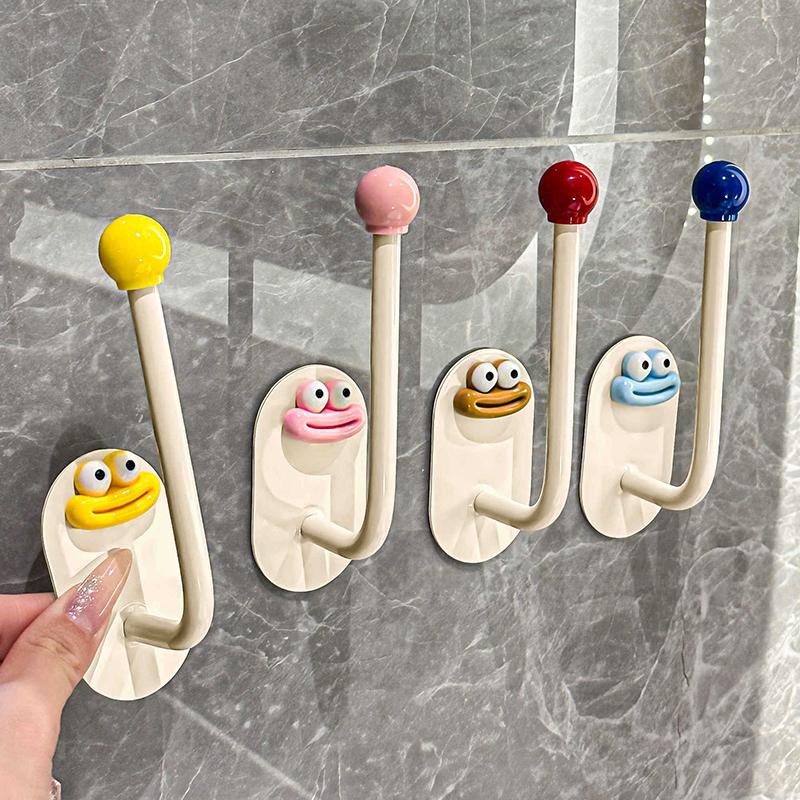 Reusable Suction Cup Hooks Punch Free Traceless Shower Hooks Wall Hook Storage Hanger Kitchen