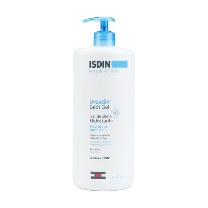 Gel de bain - Ureadin - 1 litre - Hydratant - Sans savon - Peaux sèches