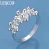 925 Sterling Silver Wedding Jewelry Flower Fashion Ring