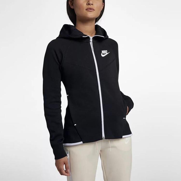 Nike Jackets Women's Black Hooded Moderate Other 930760-011
