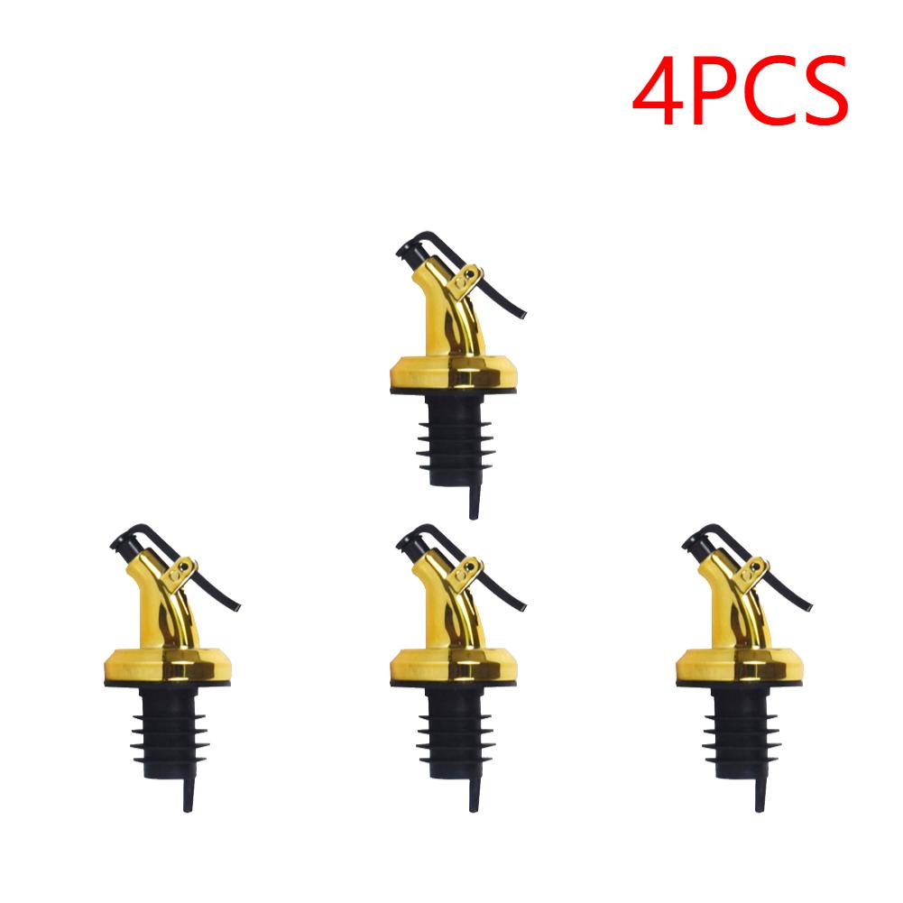 Leak-proof Oil Bottle Stopper Seal Lock Plug Food Grade Sauce Nozzle Liquor Dispenser Wine Pourer Kitchen SeasoningTools