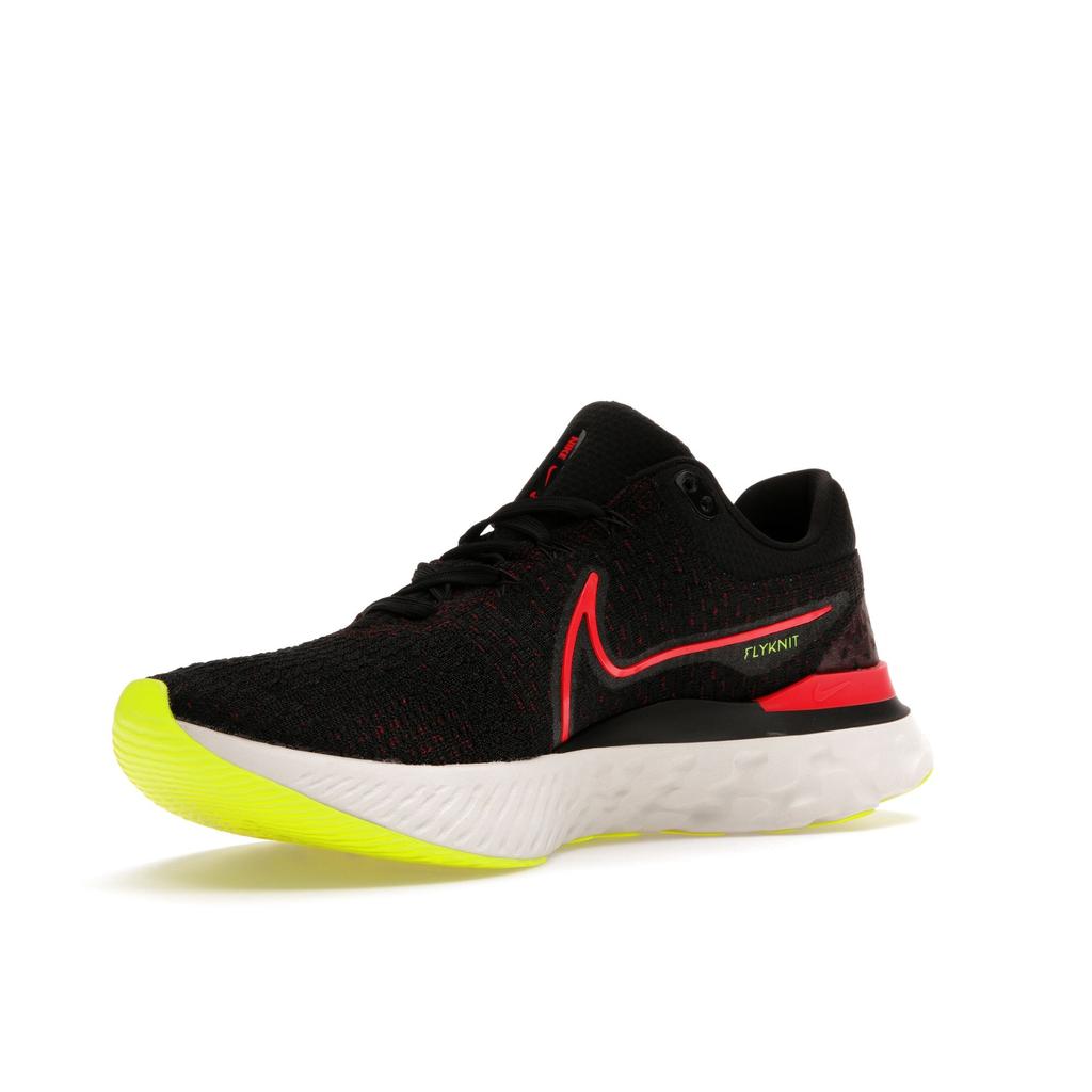 Nike React Infinity Run Flyknit 3 Schwarz Sirenrot Herren Sneaker Teamrot-Volt DH5392-007