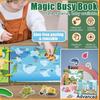 Magnetic Sticker Busy Book For Baby Enlightenment Book Montessori Toy Activity Books For Toddlers