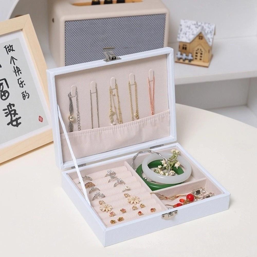 Multi-Functional Jewelry Storage Case Portable Jewelry Display Plate Jewelry Organization