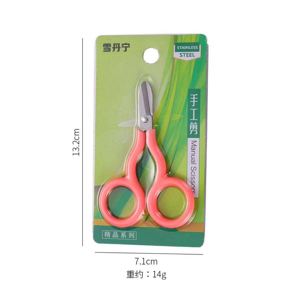 

Stainless Steel Mini Pocket Scissors Paper Work Paper Cutter INS Safe Mini Scissor Art Tool D