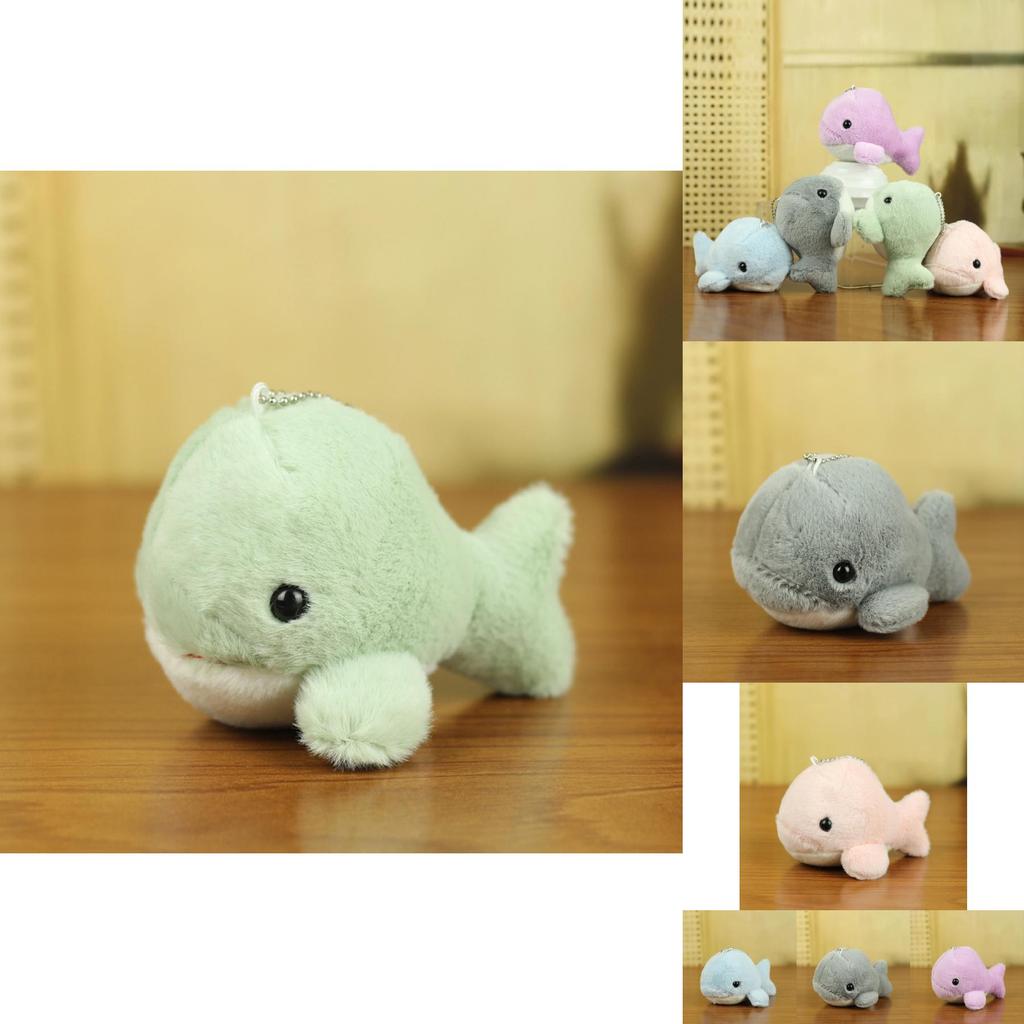 Charmantes kleines Delfin-Stofftier aus kurzem Plüsch, ideal als Geschenk