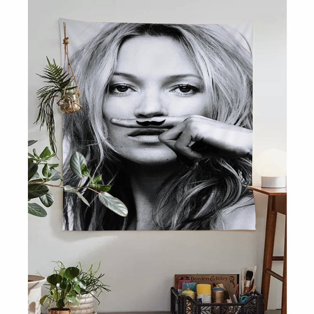 Kate Moss Modern Art Tapestry Wall Hanging Cheap Hippie Wall Hanging Bohemian Wall Tapestries Mandala Wall Hanging Sheets