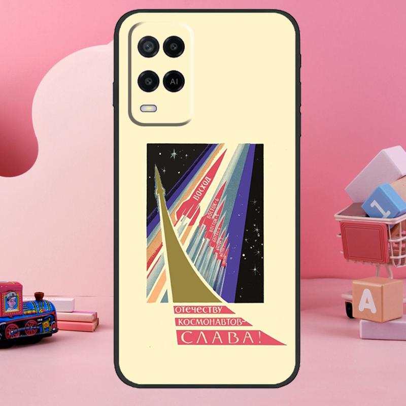 

CCCP Soviet Space Propaganda Art Case For Oppo A98 A78 A18 A38 A58 A60 A80 A40 A77 A57 A17 A74 A54 A94 A96 A76 A16 A15 A5 Pro OPPO A80 5G