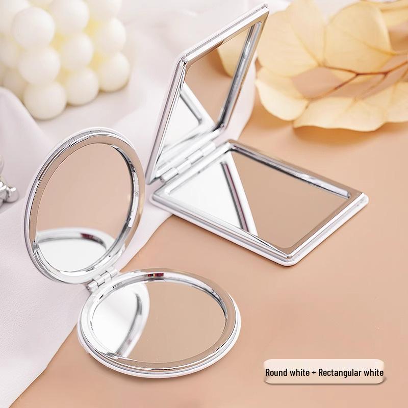 Portable Double-Sided Folding Makeup Mirror with Stand