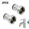 2pcs Adapter Connector Faucet Hose Thread Garden Hose