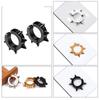 1Pair Personality Rivet Titanium Steel Punk Stud Earring Gothic Hoop Earrings Fashion Unisex Sharp Needle Ear Buckle