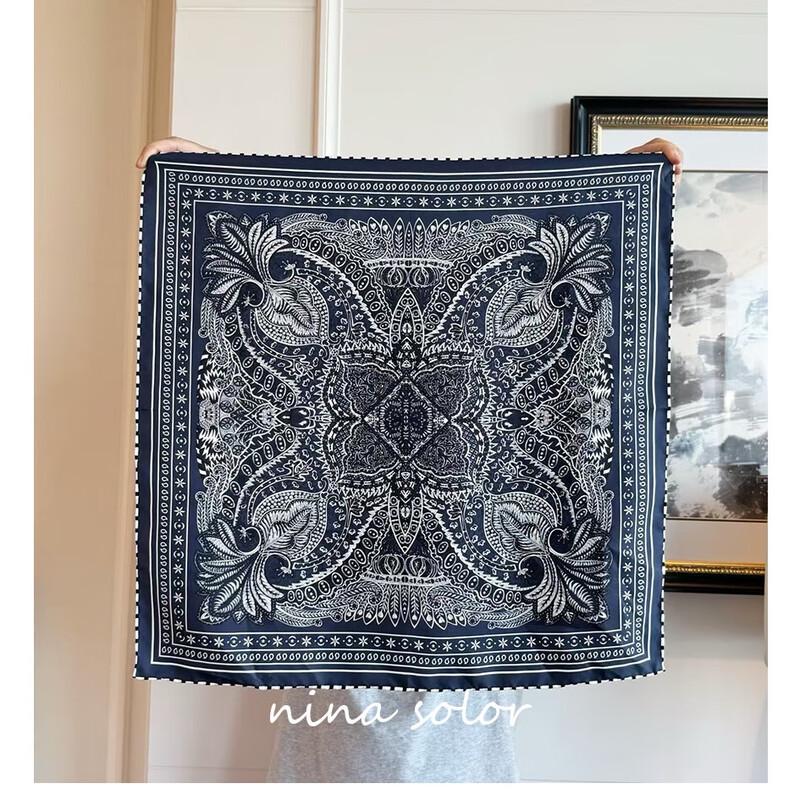 NINA SOLOR 16 Momme Twill Silk Scarf