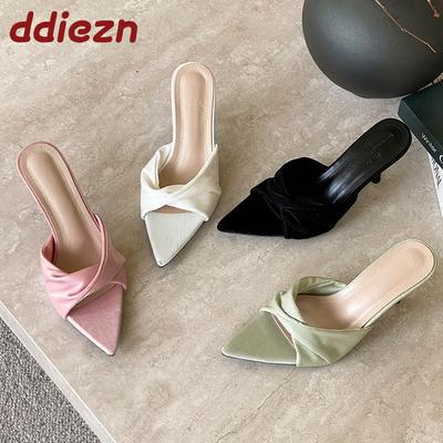 Mode Mode Spitzschuh Damen High Heels Pumps Schuhe Weibliche Pantoletten Schuhe zum Hineinschlüpfen Elegant Frauen Dünne Absätze Schuhe