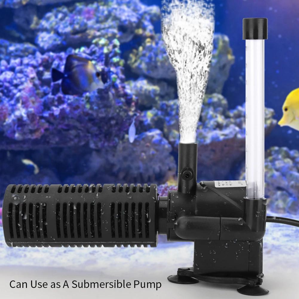 3-in-1 Aquarium Innenfilter Leiser Fischbehälterfilter Wasserdichter Aquarium Wasserreiniger Fischbehälterpumpe Aquarium Zubehör
