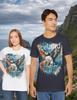 Maglietta Puffin Islandese | Maglietta Uccello Puffin Atlantico | T-shirt Natura Islanda | T-shirt Grafica Fauna Selvatica Costiera | Regalo Viaggio Unisex
