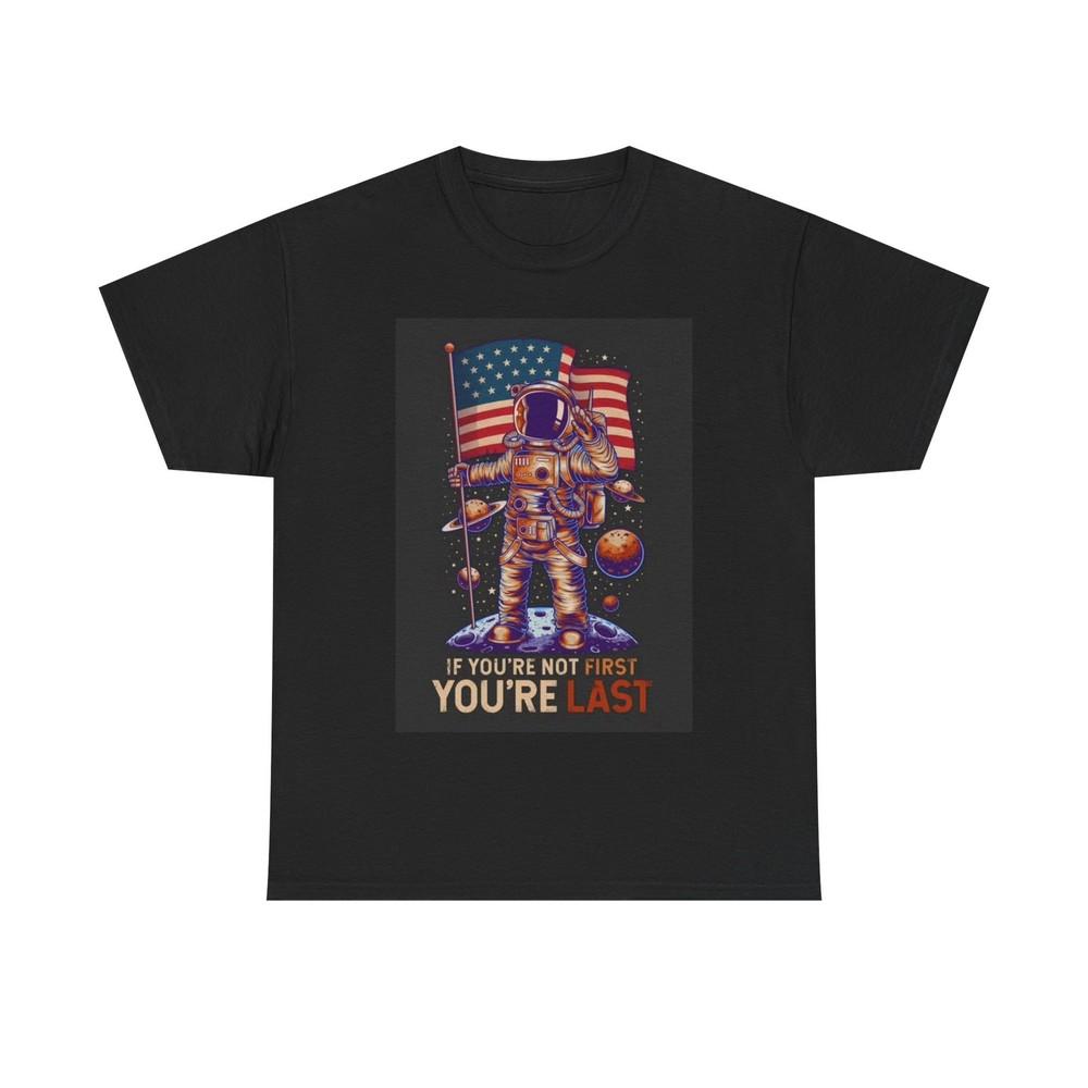 Talladega Nights Tshirt Nascar Astronaut Funny Unisex Heavy Cotton Tee Unisex T-Shirt S