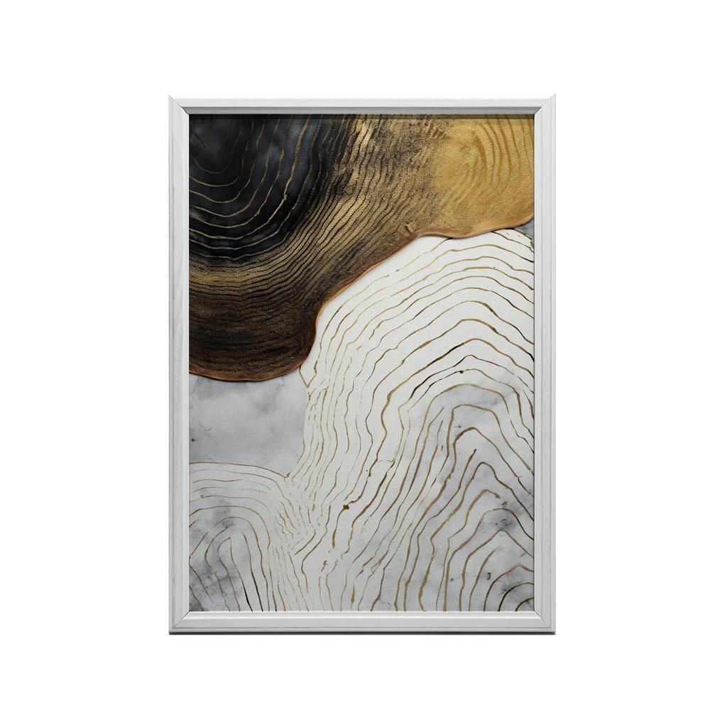 Golden Elegance Golden Elegance, 50X70 Cm, Unframed, Premium Canvas On Stretcher