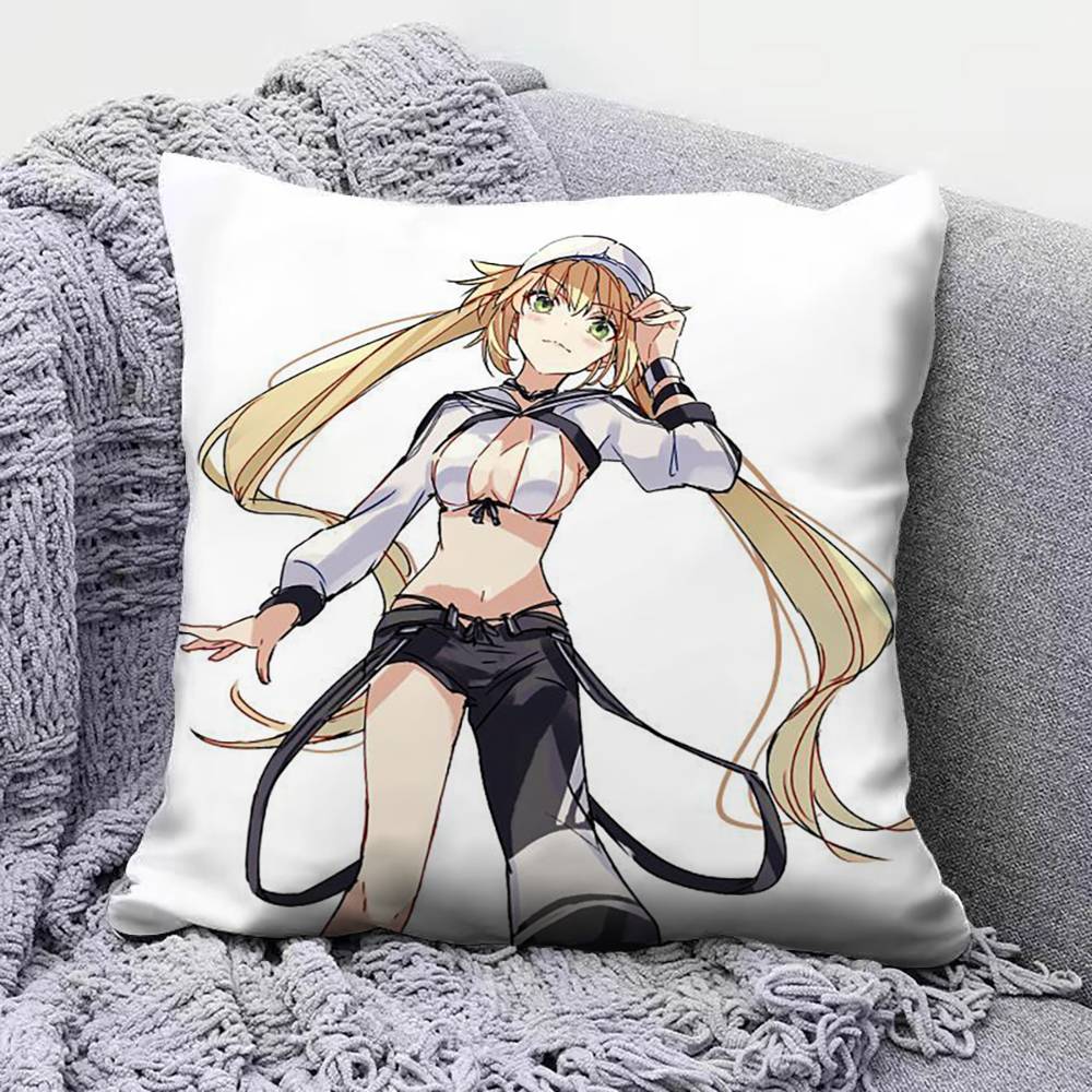 Arthuria Caster Fate Grand Order Game Pillow Covers Home Sofa Cushion Covers and Aecorative Custom