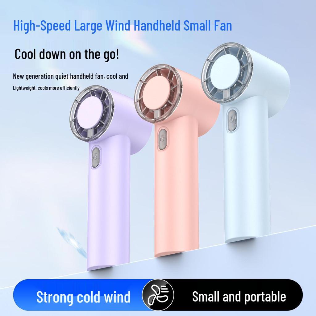 T360 Mini Portable Handheld Fan with Ultra-Long Battery & High-Speed Turbo