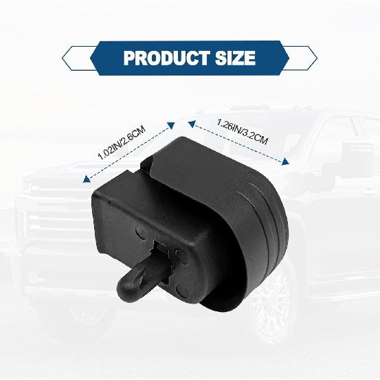 2PCS Tailgate Bushing Compatible with 2014- Chevy Silverado 1500 2500HD 3500HD Colorado, GMC Sierra 1500 2500 HD 3500 HD Canyon, For Tail Gate Hinge,
