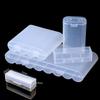 1/3Pcs 1 Section/2 Section/4 Section/8 Section 21700 Battery Anti Fall Protection Box 21700 Battery Pp Plastic Storage Box