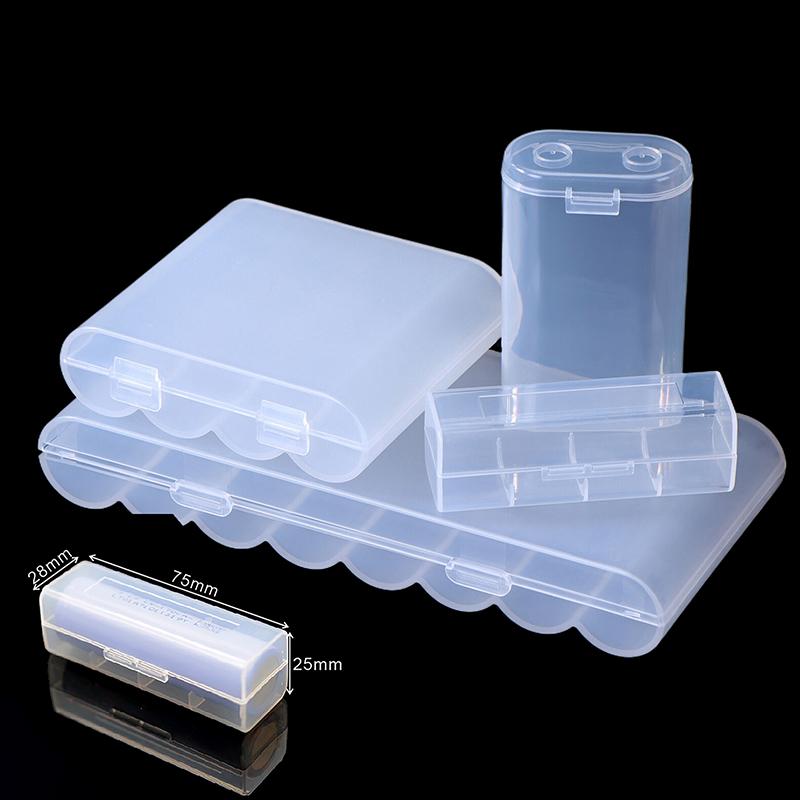 1/3Pcs 1 Section/2 Section/4 Section/8 Section 21700 Battery Anti Fall Protection Box 21700 Battery Pp Plastic Storage Box