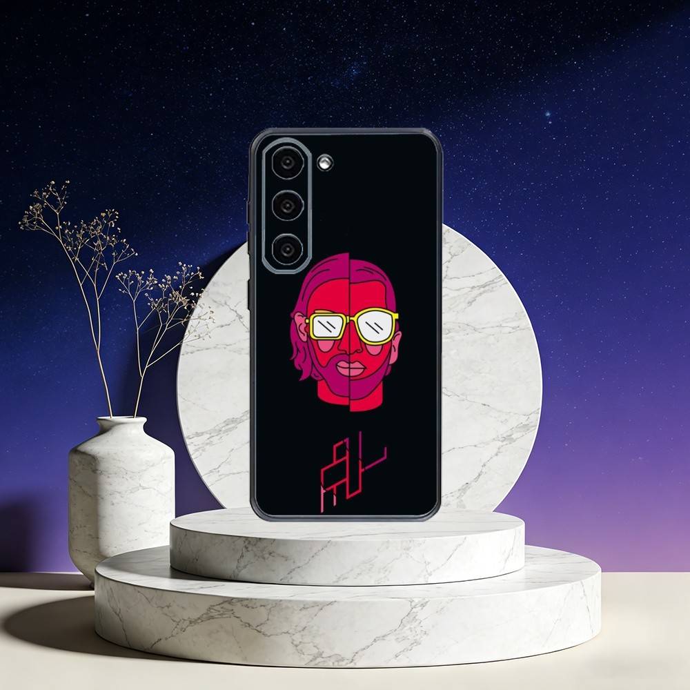 PNL QLF Rapper Singer Phone Case For Samsung Galaxy A73,A72,A71,A70,A53,A52,A51,Others Soft Black Cover