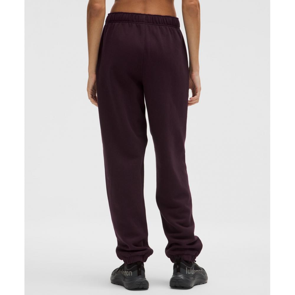 Lululemon Scuba Mid Rise Oversized Jogger  Regular Black Plum