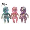 Portable Stress Ball Glitter Babies Relief Toy, Clear Baby Doll Squeeze Soft Stretchy Gadget Fidget Relaxing Gift for Adults Kids, Party Favors