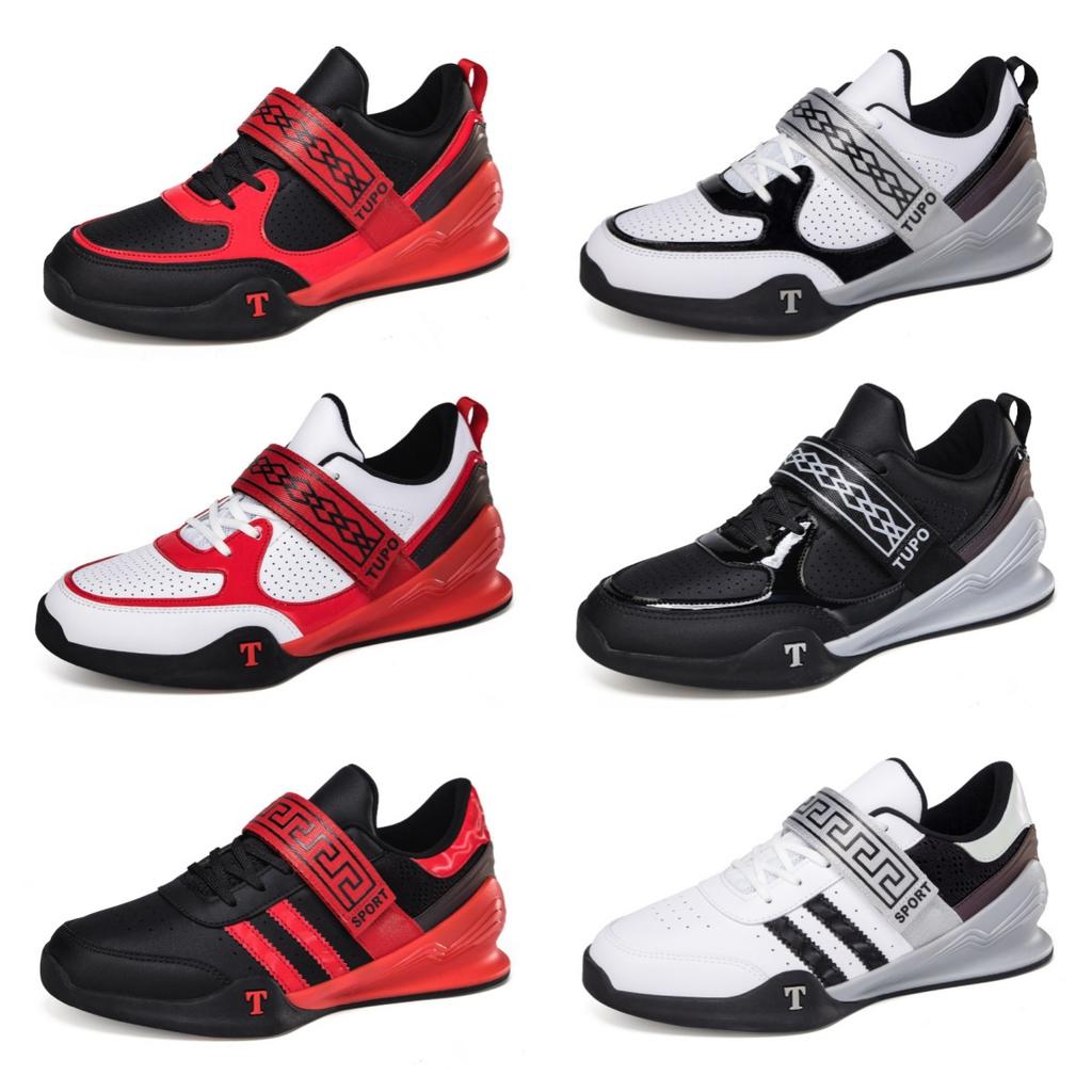 Professional Weightlifting Shoes Squat Shoes Men's and Women's Indoor Gym Sports Comprehensive Training Shoes Fitness Shoes Strength Deadlift Shoes