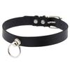 Black Goth Choker Collar for Women Necklace Fahsion Gothic Choker Men  Punk Rock Leather Chocker Emo Harajuku Steampunk Jewelry