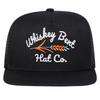Unisex Kapelusze Siatkowe Hip-Hopowe z Haftem Whiskey Bent Wiosna Lato Outdoor Regulowane Codzienne Czapki Baseballowe Ochrona Przeciw Słońcu Czapka